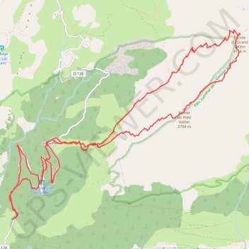 Pointe du Grand Vallon GPS track, route, trail