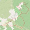La Montagne de Vautubière et la colline du Peycail GPS track, route, trail