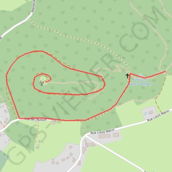 Chemins du Cœur des Vosges - La Grande Avison GPS track, route, trail