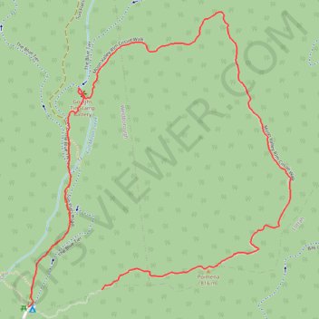 Poimena - Moon Valley Rim Circuit Walk GPS track, route, trail