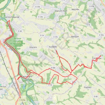 Vtt corr lacroix GPS track, route, trail