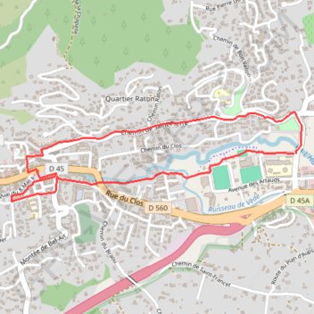 BL-Auriol-112018 GPS track, route, trail