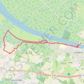 Canal de la Martiniere GPS track, route, trail