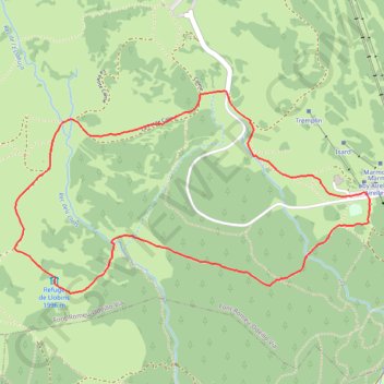 Font Romeu - Les Airelles GPS track, route, trail