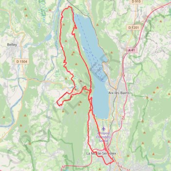 Randonnée cyclo des ducs de Savoie - Chambéry GPS track, route, trail