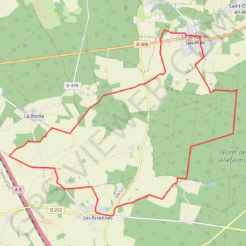 Le grand Grippon GPS track, route, trail