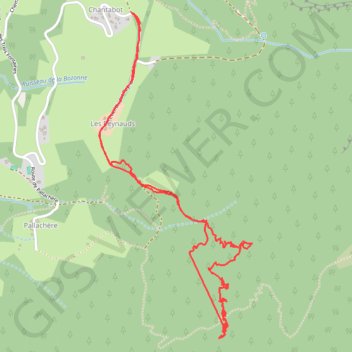 Couloir de l'Aronde (Chartreuse) GPS track, route, trail