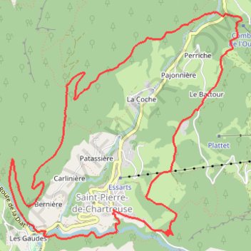 Le Champ Massot GPS track, route, trail