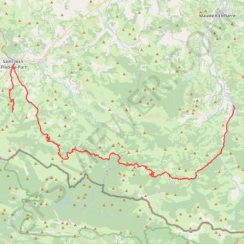 J8 1508 De Saint-Michel à Tardets Sorholus GPS track, route, trail