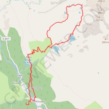 Lacs de la gardiole GPS track, route, trail