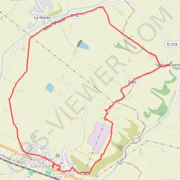Avignonet GPS track, route, trail