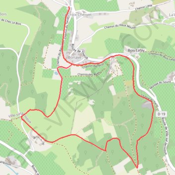 Tour 2-5Km GPS track, route, trail