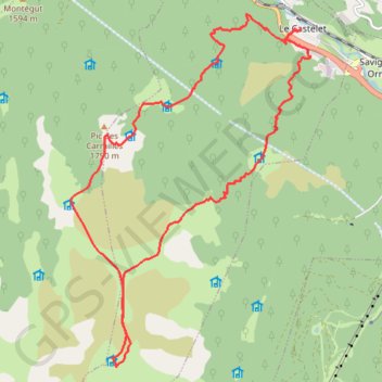 Boucle Le Castelet (09)-Le Campalou GPS track, route, trail