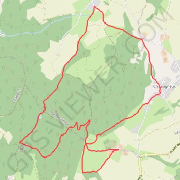 La Sylve Bénite GPS track, route, trail