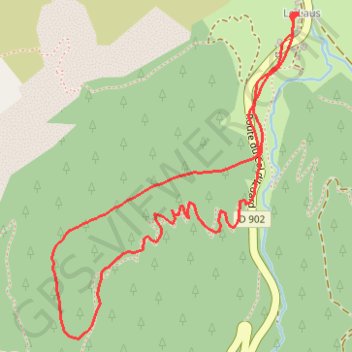 Bois de Talia GPS track, route, trail