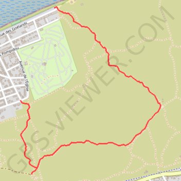 Circuit de Bray - Dunes GPS track, route, trail