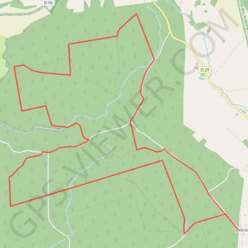 VTT 59 Fontaine rouge GPS track, route, trail