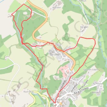 Boucle depuis Brasparts GPS track, route, trail