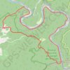 Sur les sentiers des Gorges de l'Ardèche GPS track, route, trail