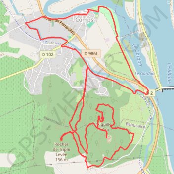 Abbaye Saint Roman GPS track, route, trail