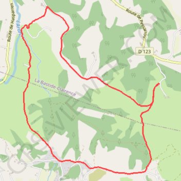 Les hauts d'Ayherre GPS track, route, trail
