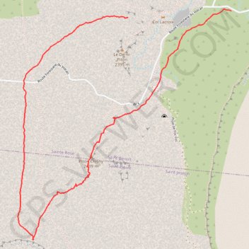 Ile de la Réunion - La Plaine des Sables GPS track, route, trail