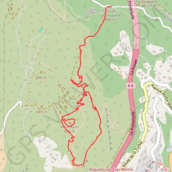 Tour du Mont-Gros GPS track, route, trail