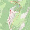 Mont Pinet et Sangle du Fouda Blanc GPS track, route, trail