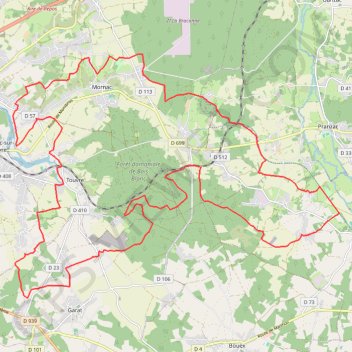 Mornac vers Garat GPS track, route, trail