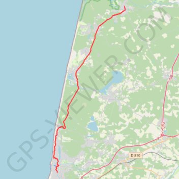 Léon / Capbreton GPS track, route, trail