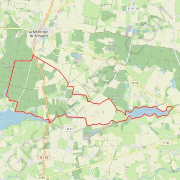 Vioreau Provostière GPS track, route, trail