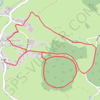 Chemins du Cœur des Vosges - Bouillemont GPS track, route, trail