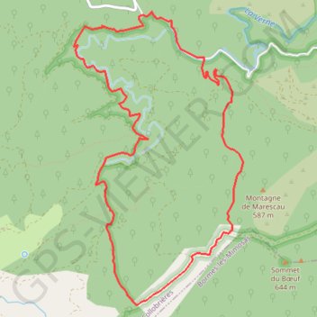 Circuit de Marescau GPS track, route, trail