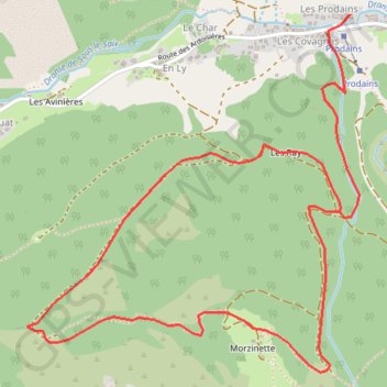La Boucle de Morzinette GPS track, route, trail