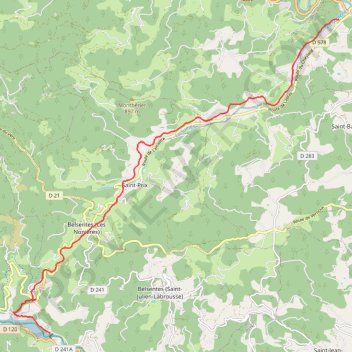 Lamastre - Le Cheylard GPS track, route, trail