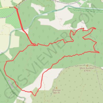 Vallon aubanedede GPS track, route, trail
