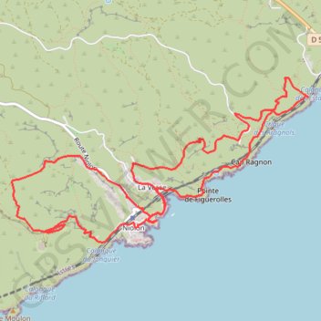 Côte Bleue GPS track, route, trail