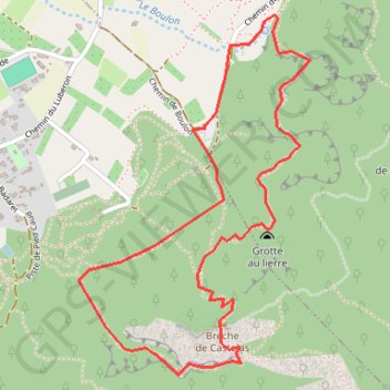 Luberon - Source de Boulon et Rochers de Baude GPS track, route, trail