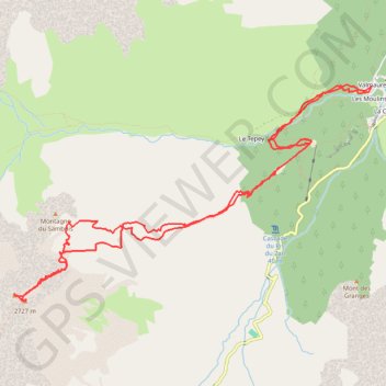 Sambuis-montrond GPS track, route, trail