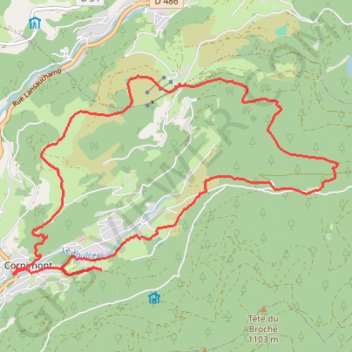 Brabant, Cornimont, Xoulces GPS track, route, trail