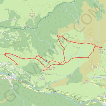 Andreyt - Grum - Lazive - Aas (Circuit Montagne Verte) GPS track, route, trail