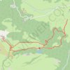 Crête de Saubajot et Rocher d'Aran depuis le plateau de Houndas GPS track, route, trail