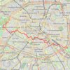 Traversée de Paris - Du Bois de Boulogne au Bois de Vincennes GPS track, route, trail