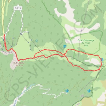 Pas de Chabrinel GPS track, route, trail