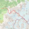 Mont Blanc : Arête des Bosses GPS track, route, trail