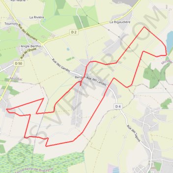 La Roche aux Loups - Missillac GPS track, route, trail