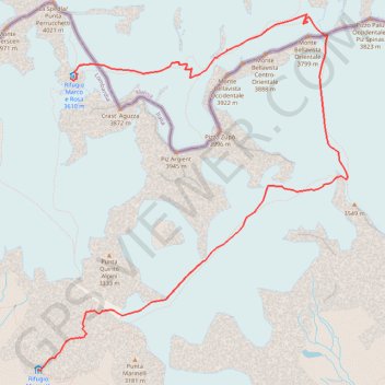 Terrasses de Bellavista GPS track, route, trail