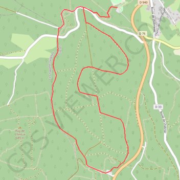Chabrières - Guéret GPS track, route, trail