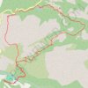 Les Roches Bleues GPS track, route, trail