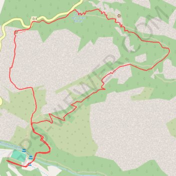 Les Roches Bleues GPS track, route, trail